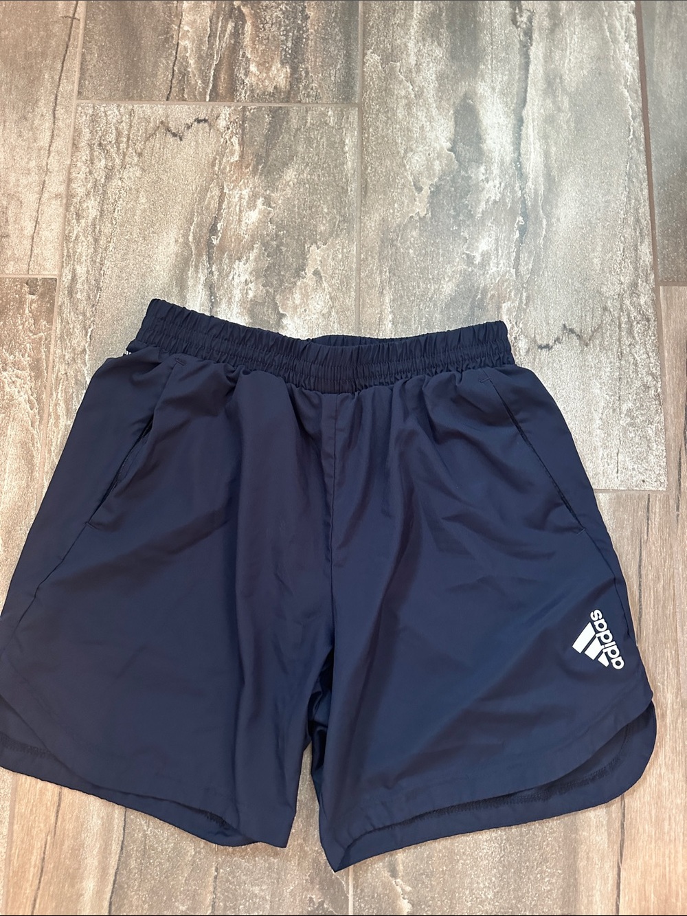 adidas Navy Blue Athletic Training Shorts